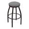 Holland Bar Stool Co 30" Swivel Bar Stool, Bronze Finish, Canter Grey Seat 80230BZ007 - alternate 1